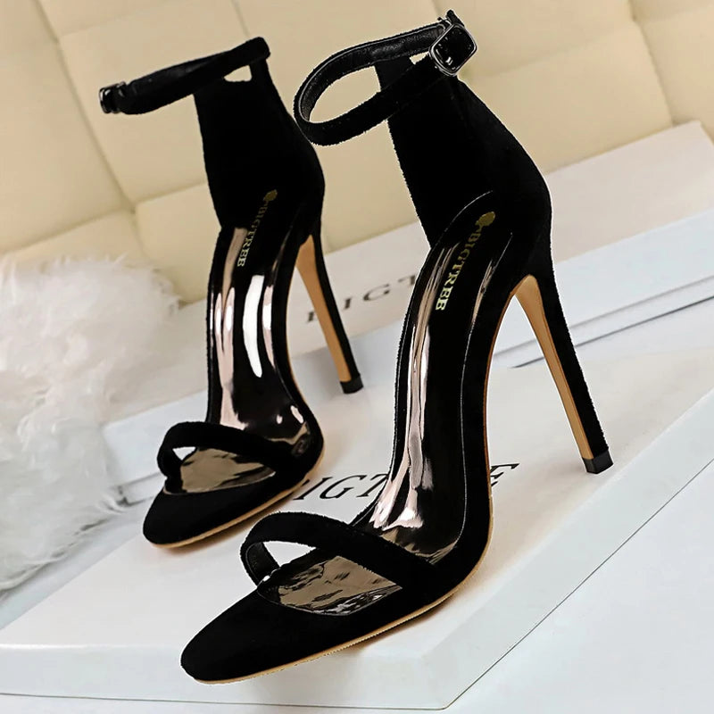 BIGTREE Summer Heels – Elegant stiletto sandals for a sexy, modern look "