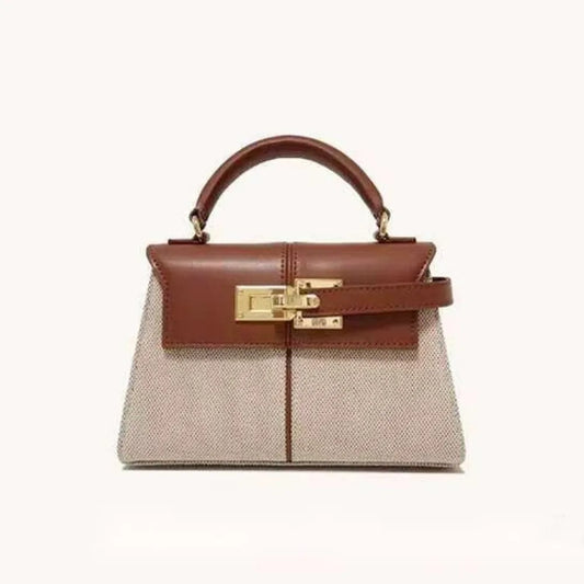 Elegant 2025 Trapezoid Leather Bag – Classic Style for Modern Women"
